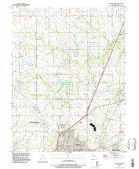 Kearney SW Missouri Historical topographic map, 1:24000 scale, 7.5 X 7.5 Minute, Year 1990