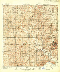 Kearney Missouri Historical topographic map, 1:48000 scale, 15 X 15 Minute, Year 1936