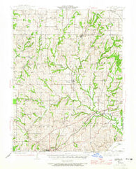 Kearney Missouri Historical topographic map, 1:62500 scale, 15 X 15 Minute, Year 1942