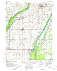 Kennett Missouri Historical topographic map, 1:62500 scale, 15 X 15 Minute, Year 1956