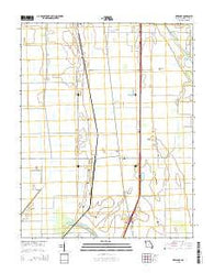 Kewanee Missouri Current topographic map, 1:24000 scale, 7.5 X 7.5 Minute, Year 2015