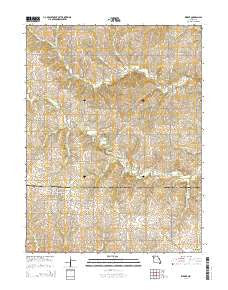 Kidder Missouri Current topographic map, 1:24000 scale, 7.5 X 7.5 Minute, Year 2014