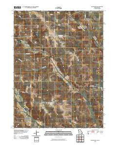 Kilwinning Missouri Historical topographic map, 1:24000 scale, 7.5 X 7.5 Minute, Year 2010