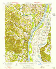 Kimmswick Missouri Historical topographic map, 1:62500 scale, 15 X 15 Minute, Year 1948
