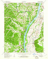 Kimmswick Missouri Historical topographic map, 1:62500 scale, 15 X 15 Minute, Year 1954