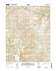 Kingsville Missouri Current topographic map, 1:24000 scale, 7.5 X 7.5 Minute, Year 2014