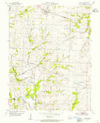 Kingsville Missouri Historical topographic map, 1:24000 scale, 7.5 X 7.5 Minute, Year 1954