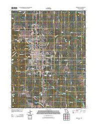 Kirksville Missouri Historical topographic map, 1:24000 scale, 7.5 X 7.5 Minute, Year 2012