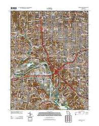 Kirkwood Missouri Historical topographic map, 1:24000 scale, 7.5 X 7.5 Minute, Year 2012