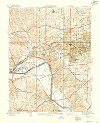 Kirkwood Missouri Historical topographic map, 1:24000 scale, 7.5 X 7.5 Minute, Year 1940