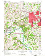 Kirkwood Missouri Historical topographic map, 1:24000 scale, 7.5 X 7.5 Minute, Year 1954