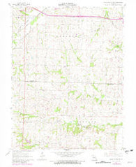 Knob Noster NW Missouri Historical topographic map, 1:24000 scale, 7.5 X 7.5 Minute, Year 1961