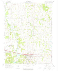 Knob Noster Missouri Historical topographic map, 1:24000 scale, 7.5 X 7.5 Minute, Year 1962