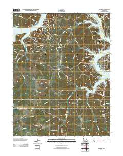 Knobby Missouri Historical topographic map, 1:24000 scale, 7.5 X 7.5 Minute, Year 2011