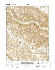 Knox City Missouri Current topographic map, 1:24000 scale, 7.5 X 7.5 Minute, Year 2015