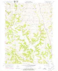 Knoxville Missouri Historical topographic map, 1:24000 scale, 7.5 X 7.5 Minute, Year 1957