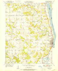 La Grange Missouri Historical topographic map, 1:24000 scale, 7.5 X 7.5 Minute, Year 1951