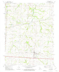 La Monte Missouri Historical topographic map, 1:24000 scale, 7.5 X 7.5 Minute, Year 1973