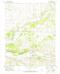 La Russell Missouri Historical topographic map, 1:24000 scale, 7.5 X 7.5 Minute, Year 1971