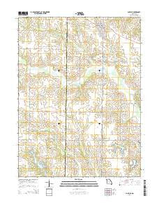 La Belle Missouri Current topographic map, 1:24000 scale, 7.5 X 7.5 Minute, Year 2014