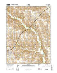 La Plata Missouri Current topographic map, 1:24000 scale, 7.5 X 7.5 Minute, Year 2015