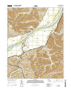 Labadie Missouri Current topographic map, 1:24000 scale, 7.5 X 7.5 Minute, Year 2015