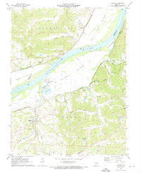Labadie Missouri Historical topographic map, 1:24000 scale, 7.5 X 7.5 Minute, Year 1972