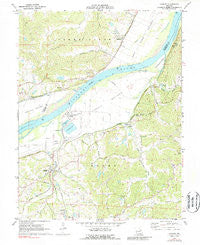 Labadie Missouri Historical topographic map, 1:24000 scale, 7.5 X 7.5 Minute, Year 1972