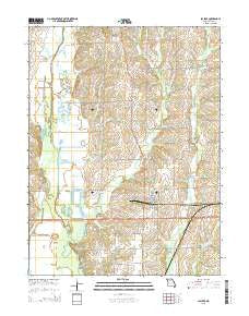 Laclede Missouri Current topographic map, 1:24000 scale, 7.5 X 7.5 Minute, Year 2015