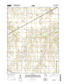 Laddonia Missouri Current topographic map, 1:24000 scale, 7.5 X 7.5 Minute, Year 2015