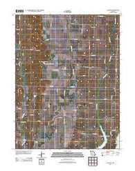 Lagonda Missouri Historical topographic map, 1:24000 scale, 7.5 X 7.5 Minute, Year 2012