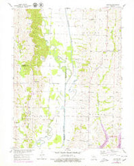 Lagonda Missouri Historical topographic map, 1:24000 scale, 7.5 X 7.5 Minute, Year 1953
