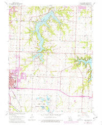 Lake Jacomo Missouri Historical topographic map, 1:24000 scale, 7.5 X 7.5 Minute, Year 1963