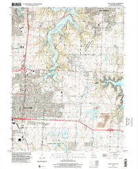 Lake Jacomo Missouri Historical topographic map, 1:24000 scale, 7.5 X 7.5 Minute, Year 1996
