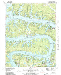 Lake Ozark Missouri Historical topographic map, 1:24000 scale, 7.5 X 7.5 Minute, Year 1983