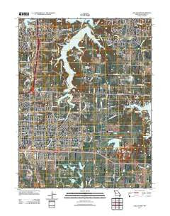 Lake Jacomo Missouri Historical topographic map, 1:24000 scale, 7.5 X 7.5 Minute, Year 2011