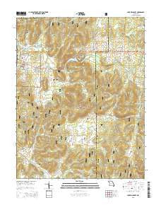 Lake Killarney Missouri Current topographic map, 1:24000 scale, 7.5 X 7.5 Minute, Year 2015