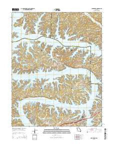 Lake Ozark Missouri Current topographic map, 1:24000 scale, 7.5 X 7.5 Minute, Year 2015