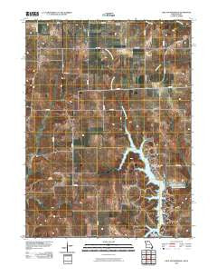 Lake Thunderhead Missouri Historical topographic map, 1:24000 scale, 7.5 X 7.5 Minute, Year 2010