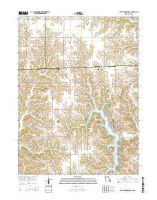 Lake Thunderhead Missouri Current topographic map, 1:24000 scale, 7.5 X 7.5 Minute, Year 2015