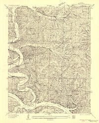 Lakeview Heights Missouri Historical topographic map, 1:24000 scale, 7.5 X 7.5 Minute, Year 1936