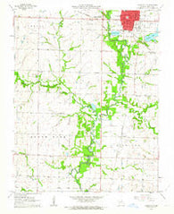Lamar South Missouri Historical topographic map, 1:24000 scale, 7.5 X 7.5 Minute, Year 1962