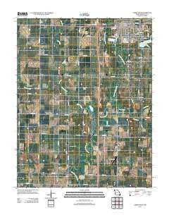 Lamar South Missouri Historical topographic map, 1:24000 scale, 7.5 X 7.5 Minute, Year 2011