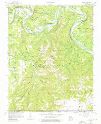 Lampe Missouri Historical topographic map, 1:24000 scale, 7.5 X 7.5 Minute, Year 1956