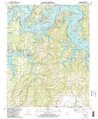 Lampe Missouri Historical topographic map, 1:24000 scale, 7.5 X 7.5 Minute, Year 1989