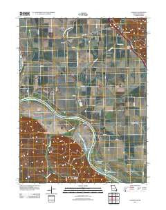 Langdon Missouri Historical topographic map, 1:24000 scale, 7.5 X 7.5 Minute, Year 2012