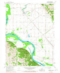 Langdon Missouri Historical topographic map, 1:24000 scale, 7.5 X 7.5 Minute, Year 1966