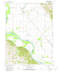 Langdon Missouri Historical topographic map, 1:24000 scale, 7.5 X 7.5 Minute, Year 1966