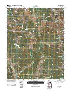 Lanton Missouri Historical topographic map, 1:24000 scale, 7.5 X 7.5 Minute, Year 2011
