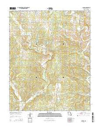 Lanton Missouri Current topographic map, 1:24000 scale, 7.5 X 7.5 Minute, Year 2015